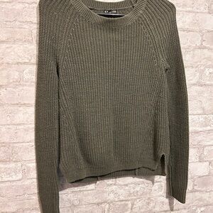Express Olive Knit Women's Sweater